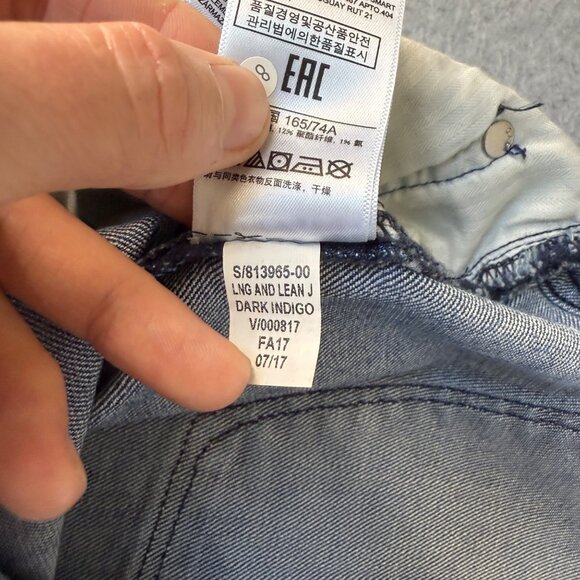 GAP Long And Lean Denim Jeans Medium Wash Indigo Bootcut Womens Size 29 R NWT - Picture 12 of 14
